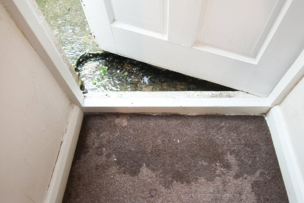 flooded carpet