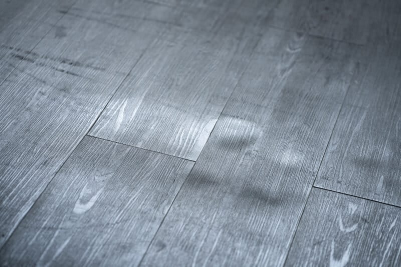 Bubbling under vinyl floor