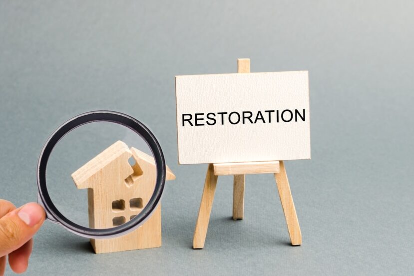A,Poster,With,The,Inscription,Restoration,And,A,Broken,Wooden What Do Restoration Companies Do?