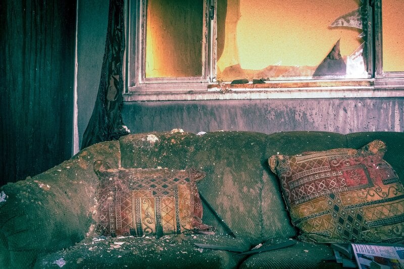Fire Damaged Furniture Fire Damaged Furniture